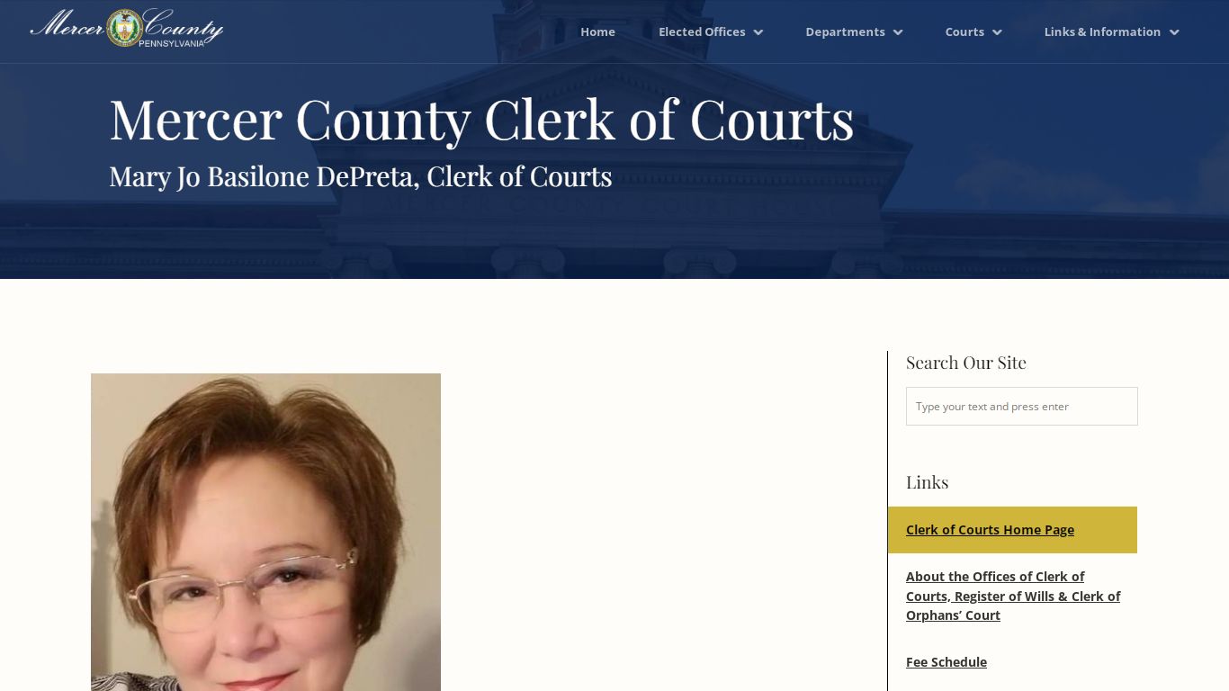 Clerk of Courts - Mercer County